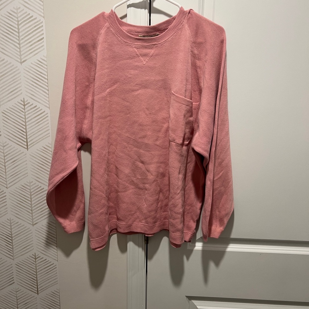 Eddie‎ Bauer large pink sweater
